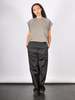 Tibi Light Weight Sweatshirting Easy Top - Dark Stone - Thumbnail 7