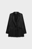 Silk Laundry RELAXED BLAZER - BLACK - Thumbnail 2
