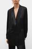Silk Laundry RELAXED BLAZER - BLACK - Thumbnail 3