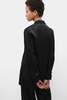Silk Laundry RELAXED BLAZER - BLACK - Thumbnail 4