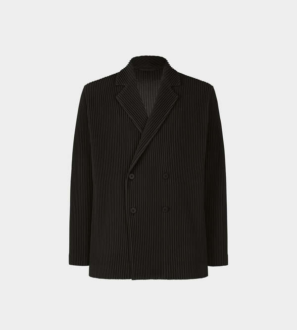 Issey Miyake Double Breasted Blazer - Black