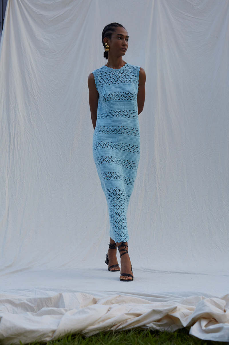 ELEVEN SIX Amara Dress - Robin Egg Blue | Garmentory ELEVEN SIX Amara Dress - Robin Egg Blue | Garmentory