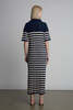 ELEVEN SIX Emmie Stripe Dress - Navy/Ivory Stripe - Thumbnail 2