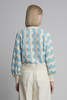 ELEVEN SIX Luna Cardi - Ivory/Robin Egg Blue - Thumbnail 2