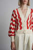 ELEVEN SIX Luna Cardi - Ivory + Rosso - Thumbnail 2