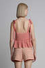 ELEVEN SIX Mali Stripe Cami - Ivory + Rosso Stripe - Thumbnail 4