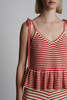 ELEVEN SIX Mali Stripe Cami - Ivory + Rosso Stripe - Thumbnail 6