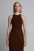 ELEVEN SIX Tia Crop Tank - Espresso - Thumbnail 1