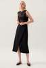 Silk Laundry Wool Wrap Skirt - Black - Thumbnail 6