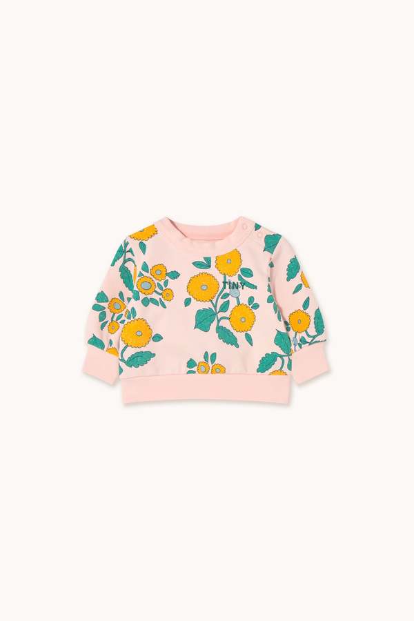 Tinycottons Flowers Sweatshirt - Pastel Pink Tinycottons Flowers Sweatshirt - Pastel Pink