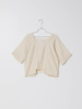 Atelier Delphine  Crinkled Cotton Block Top - Kinari Cream - Thumbnail 11