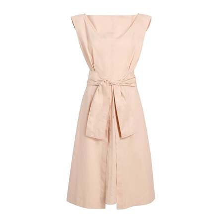 Proenza Schouler Viscose Flou Wrap Dress - Black/Matcha | Garmentory
