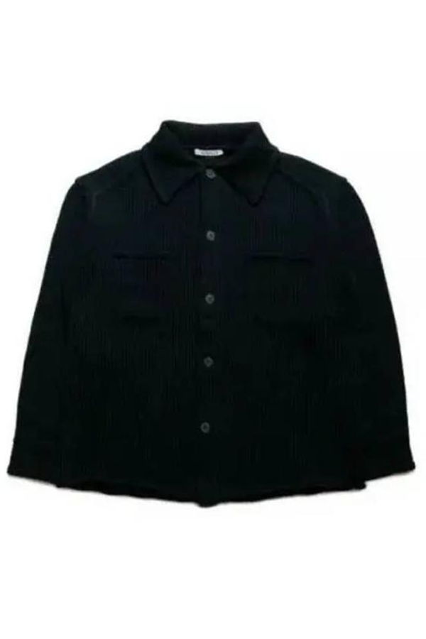 Auralee Cardigan - Dark Navy