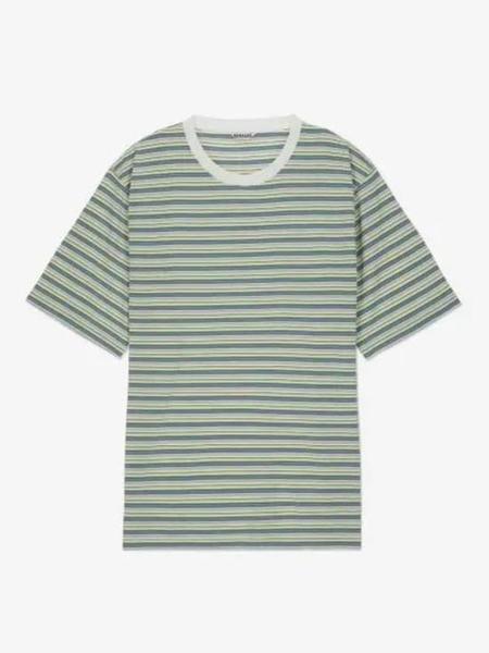 Auralee T-Shirt - Beige Border | Garmentory