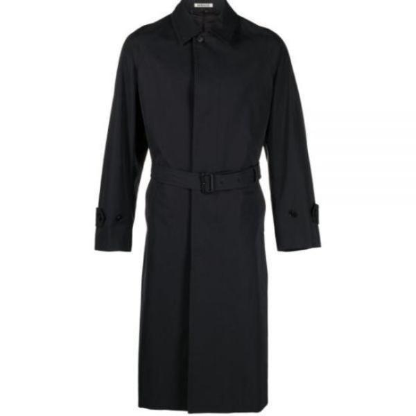 Auralee Coat - Ink Black Chambray