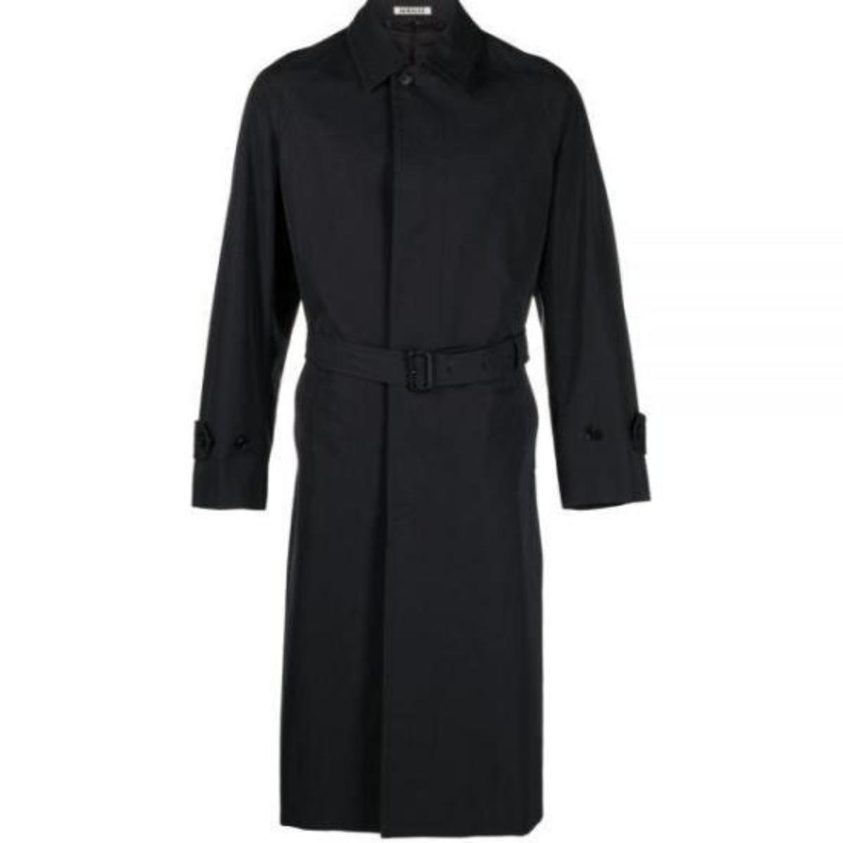 Auralee Coat - Ink Black Chambray - Image 1 of 1