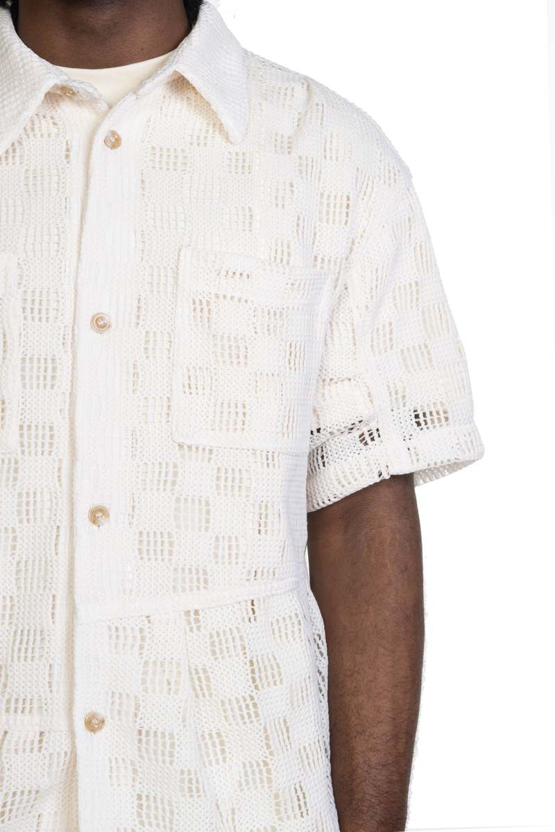 【ANDERSSON BELL】 LETTO KNITTED SHIRTS ECRU ANDERSSON BELL Letto Knitted Shirt - Ecru | Garmentory