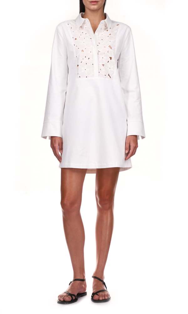 Sanctuary Lace Yoke Insert Dress - White | Garmentory