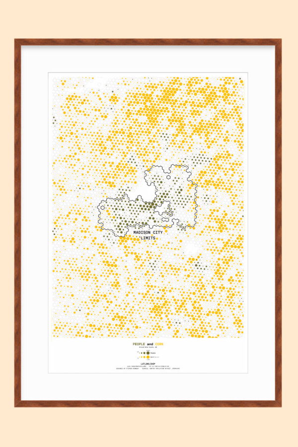 LATLONG.SHOP People & Corn XL Print