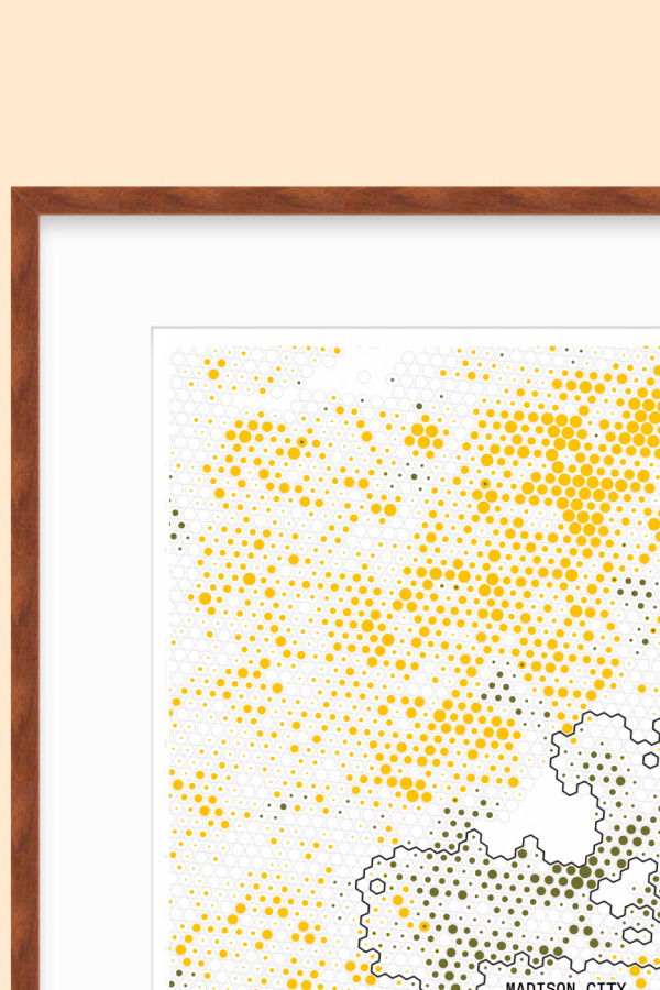 LATLONG.SHOP People & Corn XL Print