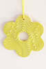 Nightshift Ceramics Daisy Ornament - Lime - Thumbnail 1