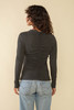 NLT Holloway Asymmetrical Shirred Mock Neck Top - Thumbnail 4