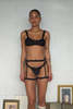 Em & May Mae Garter - Black - Thumbnail 4