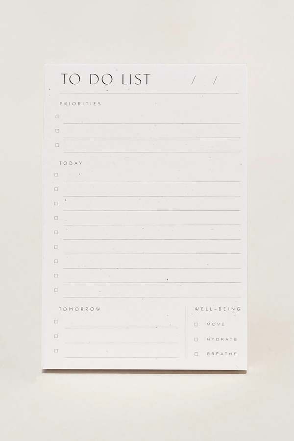 Wilde House Paper To Do List Pad