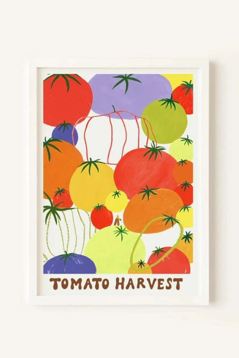 Little Black Cat Illustrated Goods Tomato Harvest Art Print Little Black Cat Illustrated Goods Tomato Harvest Art Print
