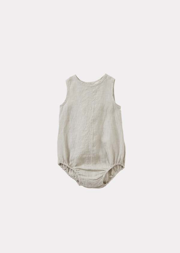 Kids Caramel PILEA BABY ROMPER - GREY