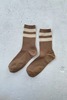 Le Bon Shoppe Her Socks - Varsity: Toffee - Thumbnail 1