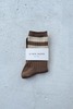 Le Bon Shoppe Her Socks - Varsity: Toffee - Thumbnail 2