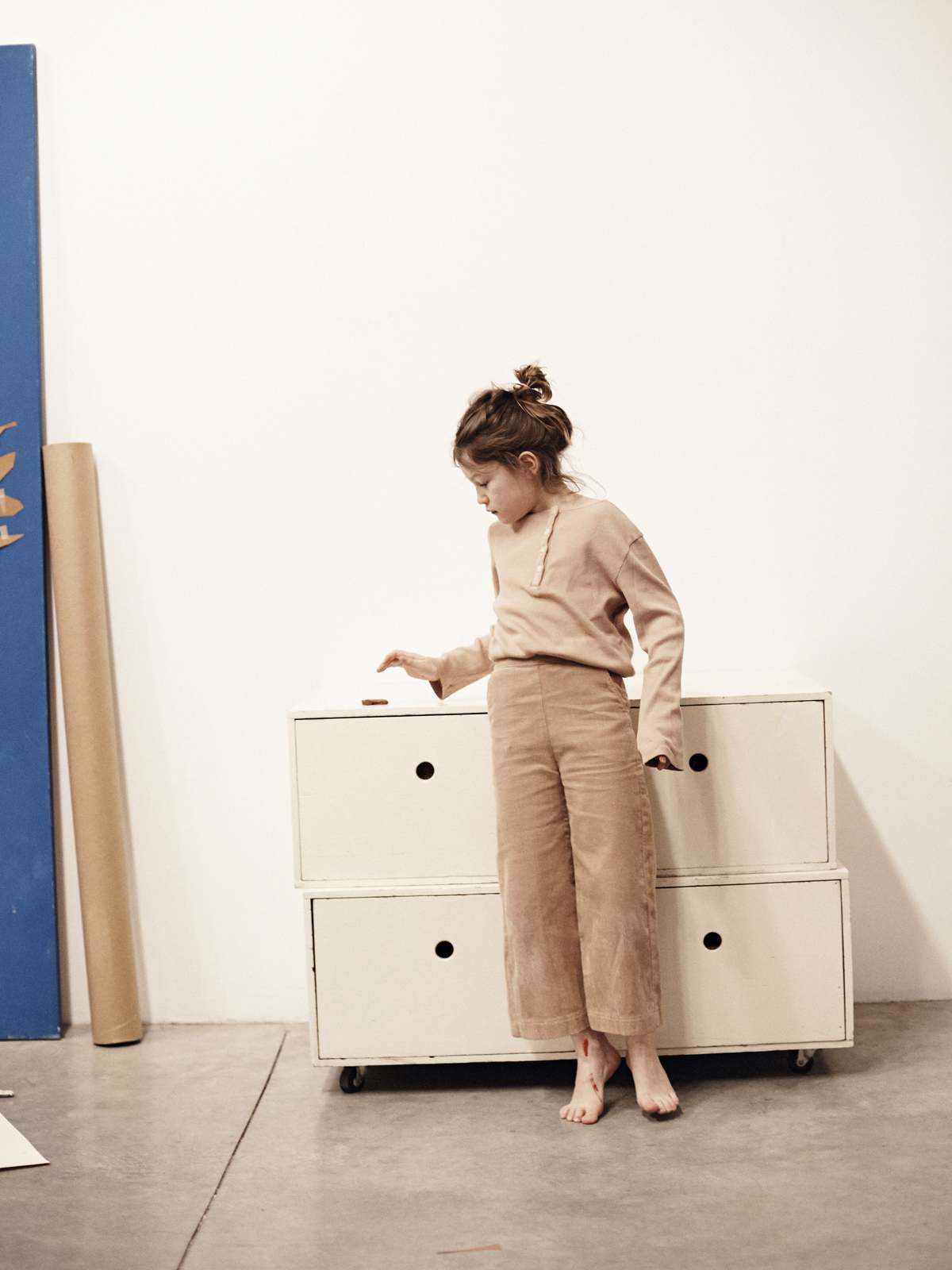 KIDS Le Petit Germain Archie T-Shirt - Powder - Image 2 of 2