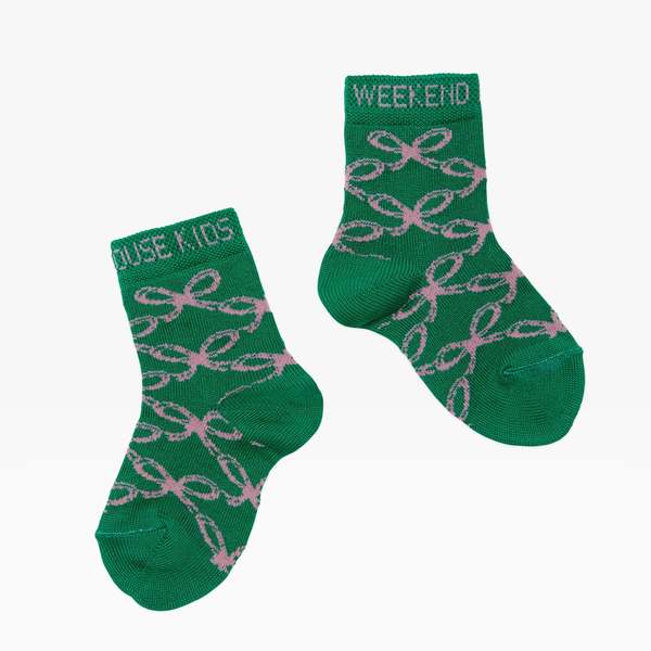 KIDS Weekend House Kids Socks - Green Lace KIDS Weekend House Kids Socks - Green Lace