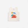 Bobo Choses Landscape Baby Tank Top - Off-White - Thumbnail 1