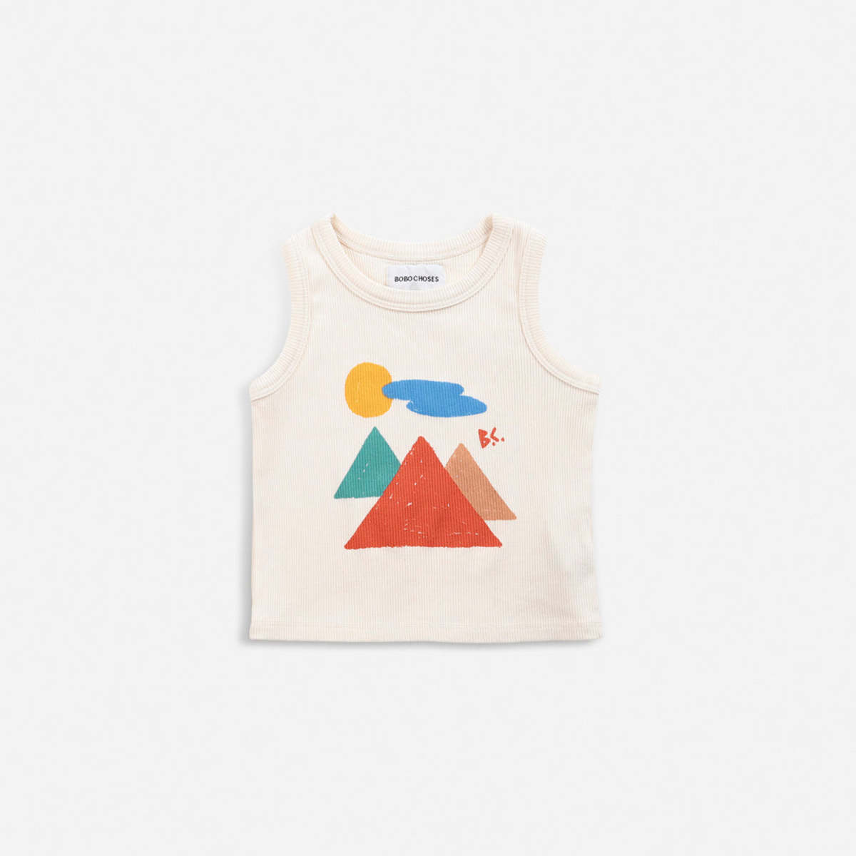 Bobo Choses Landscape Baby Tank Top - Off-White - Image 1 of 5