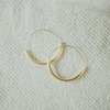 Commonform Arc Hoop Earrings - Thumbnail 1