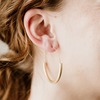 Commonform Arc Hoop Earrings - Thumbnail 4