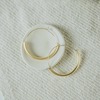 Commonform Arc Hoop Earrings - Thumbnail 5