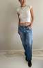 Levi's 501 Boyfriend Button Fly Jeans - Light Wash - Thumbnail 9