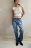 Levi's 501 Boyfriend Button Fly Jeans - Light Wash - Thumbnail 12