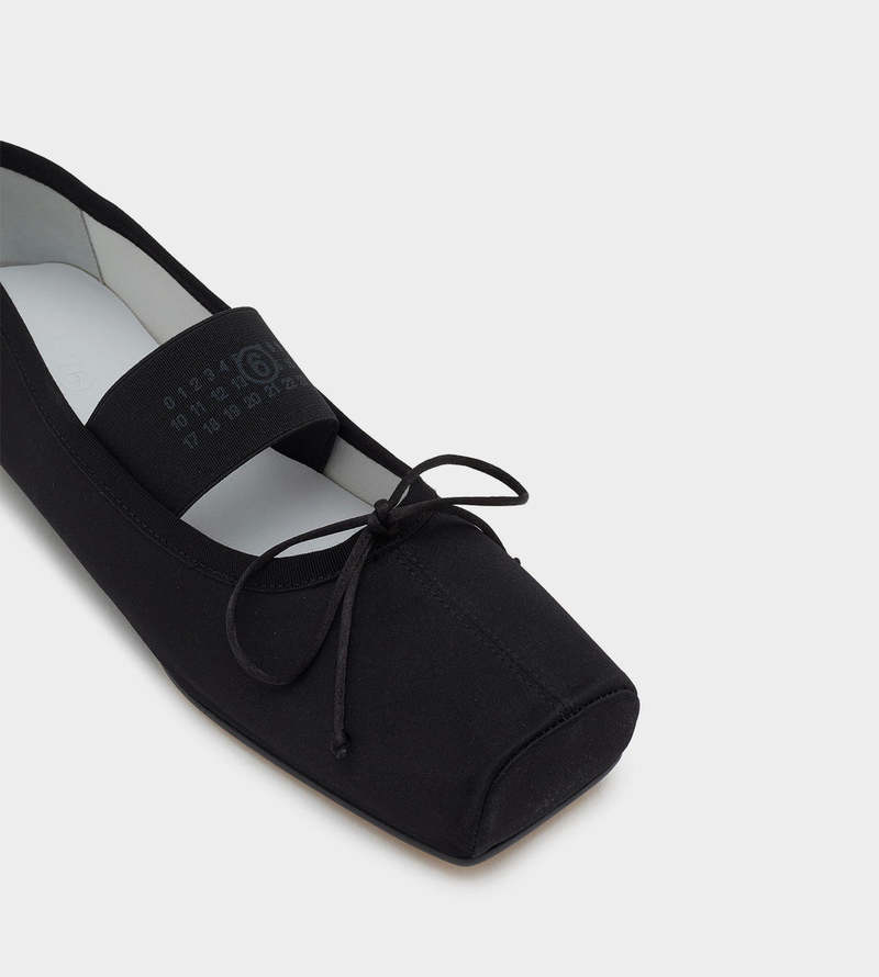 MM6 Maison Margiela Ballet Shoe - Black | Garmentory