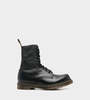 MM6 Maison Margiela MM6 X Dr. Martens Edition 10-eye - Black - Thumbnail 1