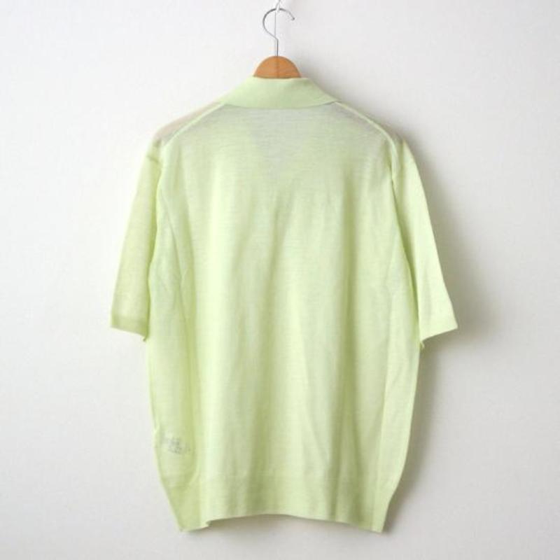 auralee オーラリー　ポロシャツ　黄色 AURALEE - 【定価4.4万】AURALEE SILK KNIT ニットポロ シャツ