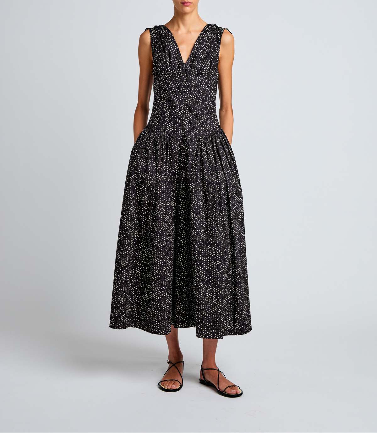Proenza Schouler Clayton Dress - Black/Vanilla | Garmentory