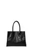 Doublet ITA Leather Bag - Black - Thumbnail 2