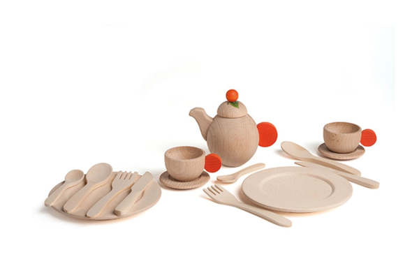 ERZI Crockery Set Nature