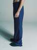 Marni Blue Pinstripe Wool Two-Tone Trousers - Thumbnail 3