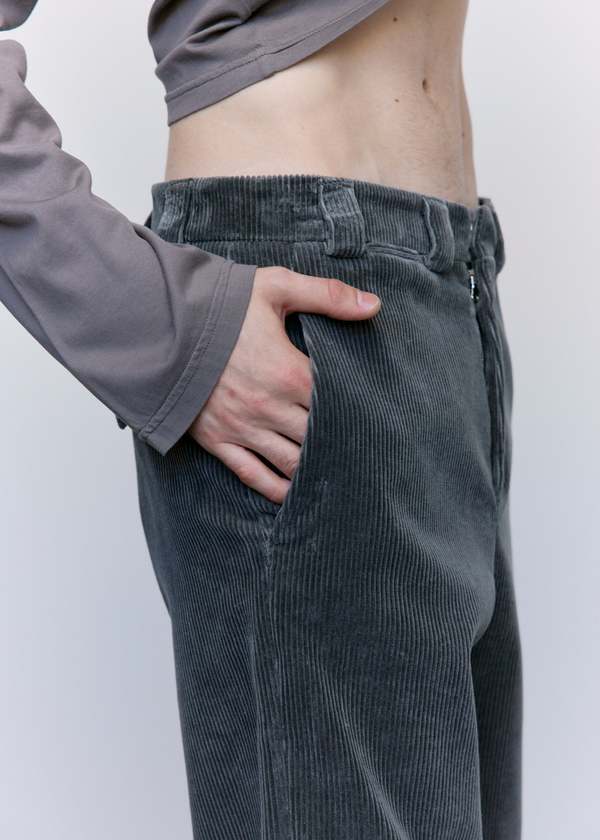 マ*リ様 RIER TOUSERS CORDUROY CASTELROCK SI Rier Corduroy Trousers - Castelrock | Garmentory