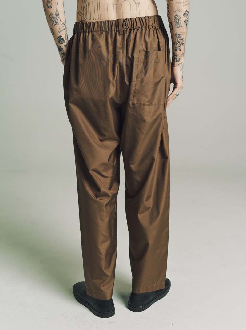 Lemaire Relaxed Pants - Dark Tobacco Lemaire Relaxed Pants - Dark Tobacco